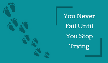 You Never Fail Until You Stop Trying Candor IVF Center Surat India