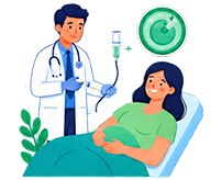 Embryo transfer (one day)