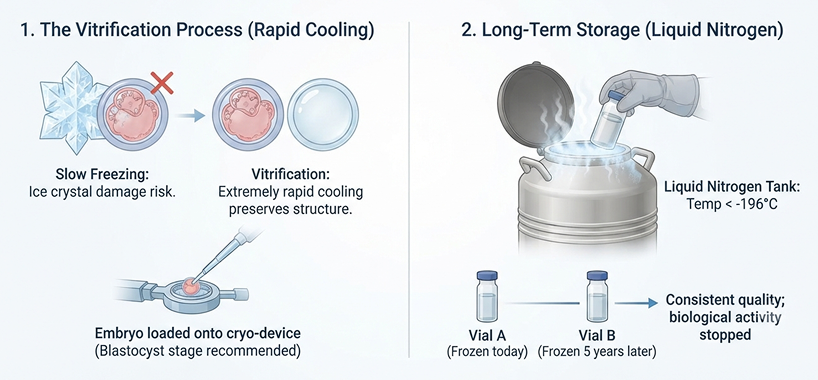 How Embryo Freezing Actually Works