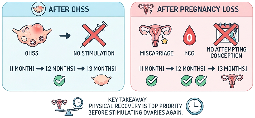 After OHSS or a Pregnancy Loss